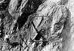Skalní stěna asi v Čertově dole 1905